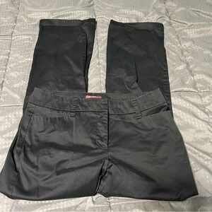 Charter Club Petite Black Slacks Pants Slim It Up Cotton Blend Womens Size 8p